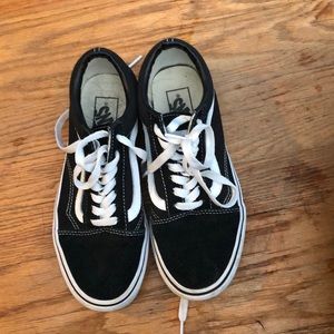 black vans size 7 women’s